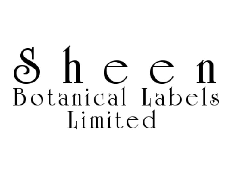 Sheen Botanical Labels