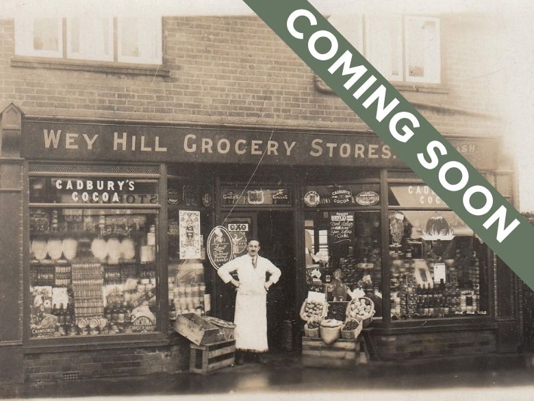 Old photograph of a shop