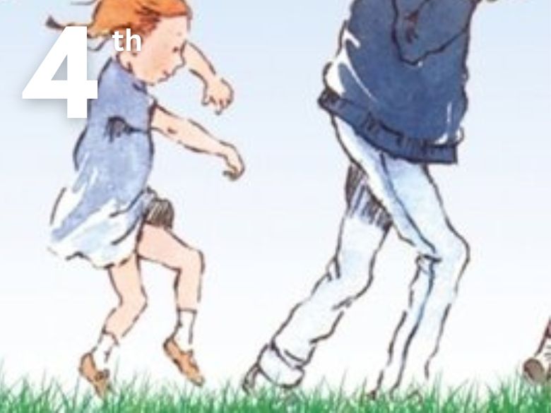 Illustration of children on an expedition