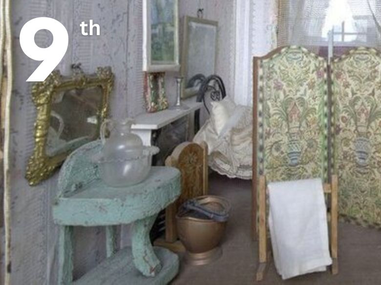 Interior of dolls' house