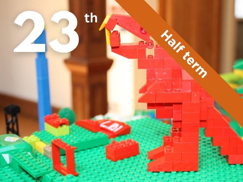 A LEGO scene