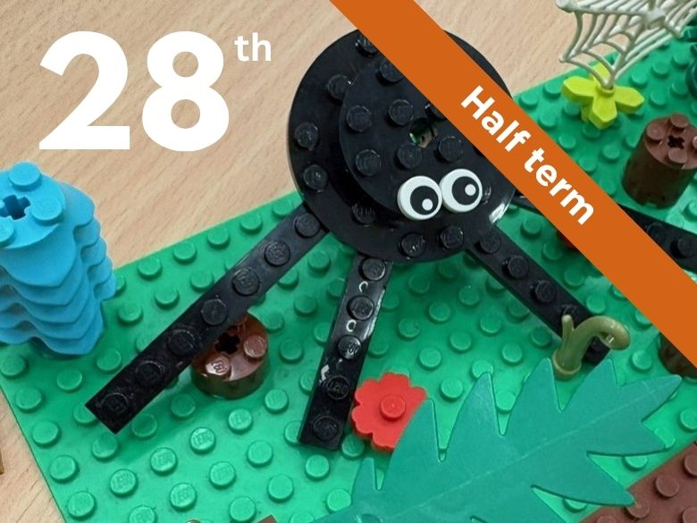 A LEGO scene