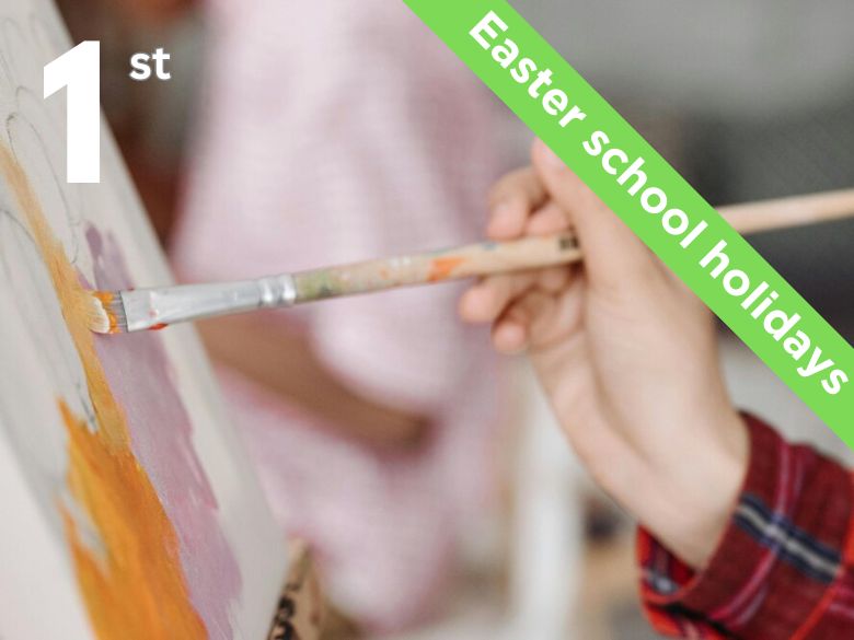 paintbrush and canvas