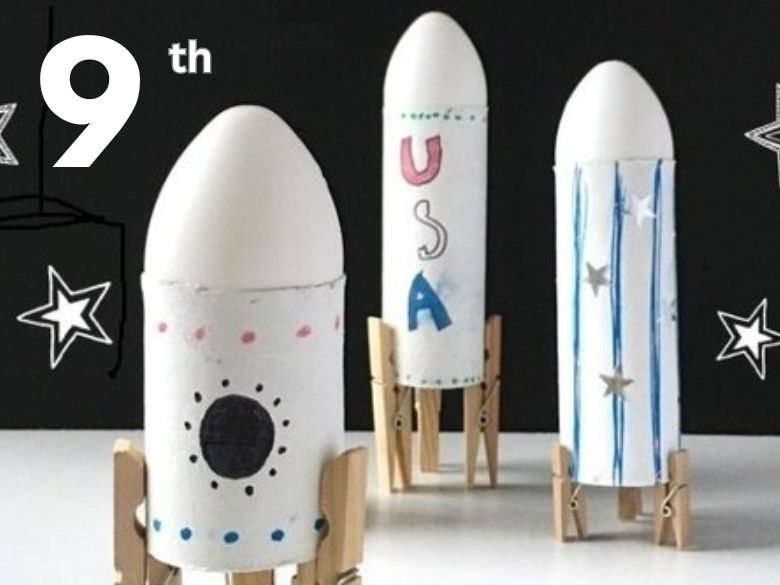 child's space collage