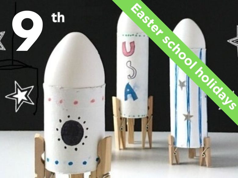 child's space collage