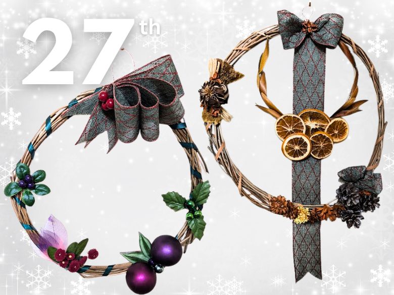 Hand made Christmas wreaths